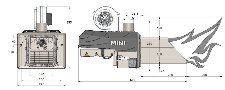 Пеллетная горелка KOTLOV XO MINI 20