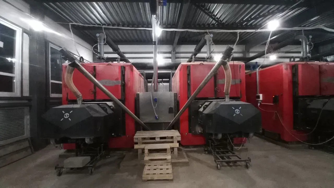 Монтаж пеллетной горелки KOTLOV XO Ceramic PRO 1500 кВт